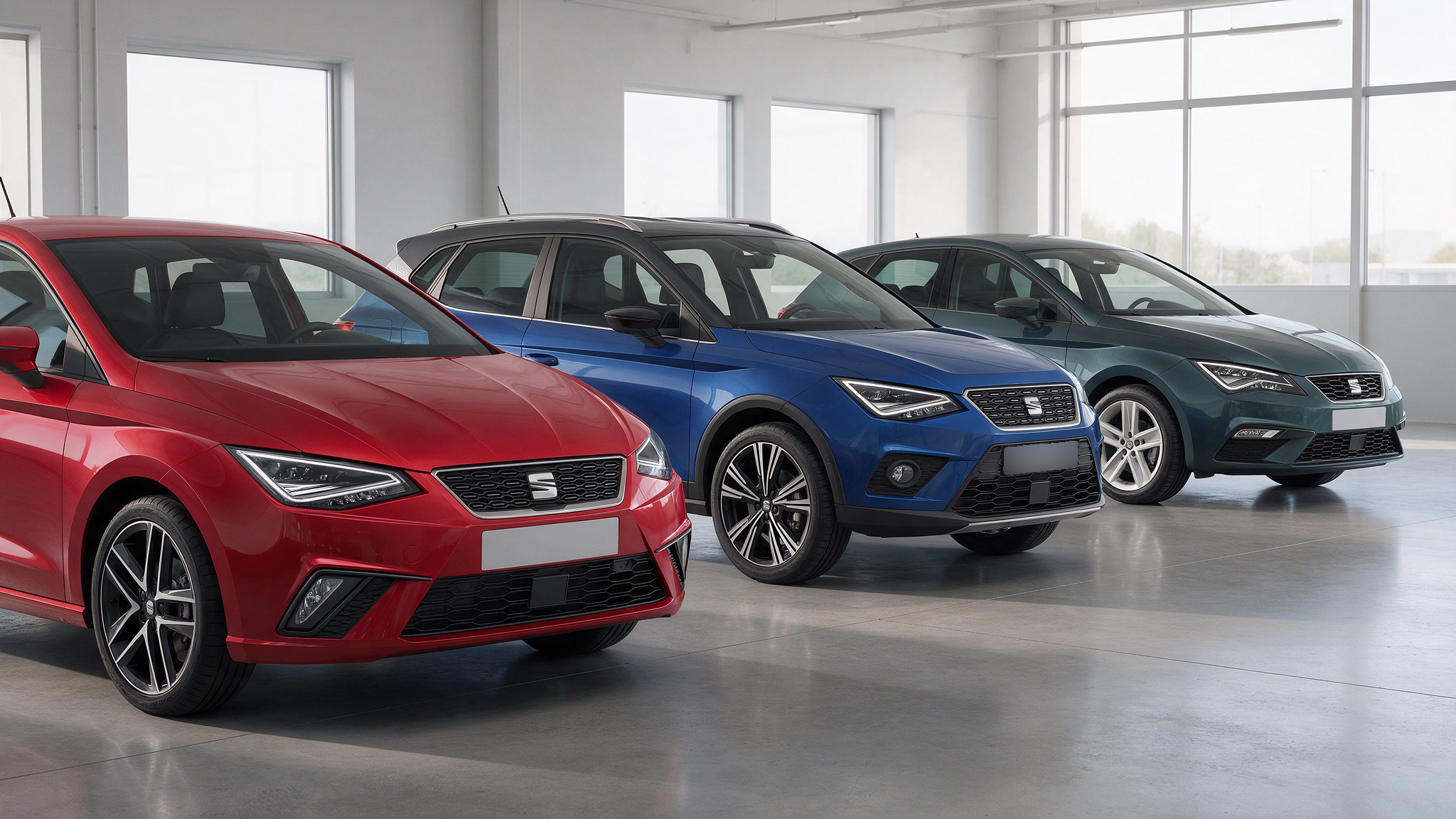Seat Ibiza, Arona und Leon im Showroom von Auto Emotion